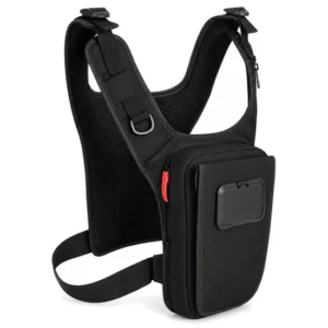 Portable Running Hydration Storage Vest with Adjustable Chest Straps and Phone Pocket