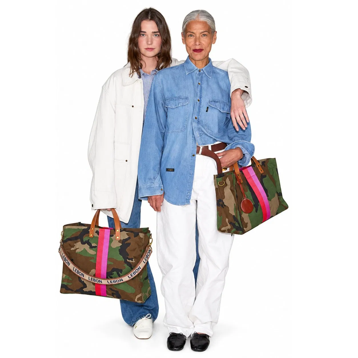 Lightweight Nylon Tote Bag with Custom Logo and Dual Carry Handles for Shopping and Daily Use