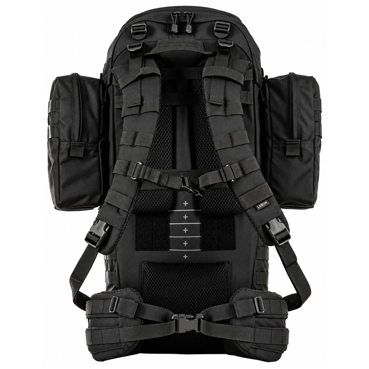 Waterproof Polyester Tactical Hiking Backpack with Molle System and Internal Frame
