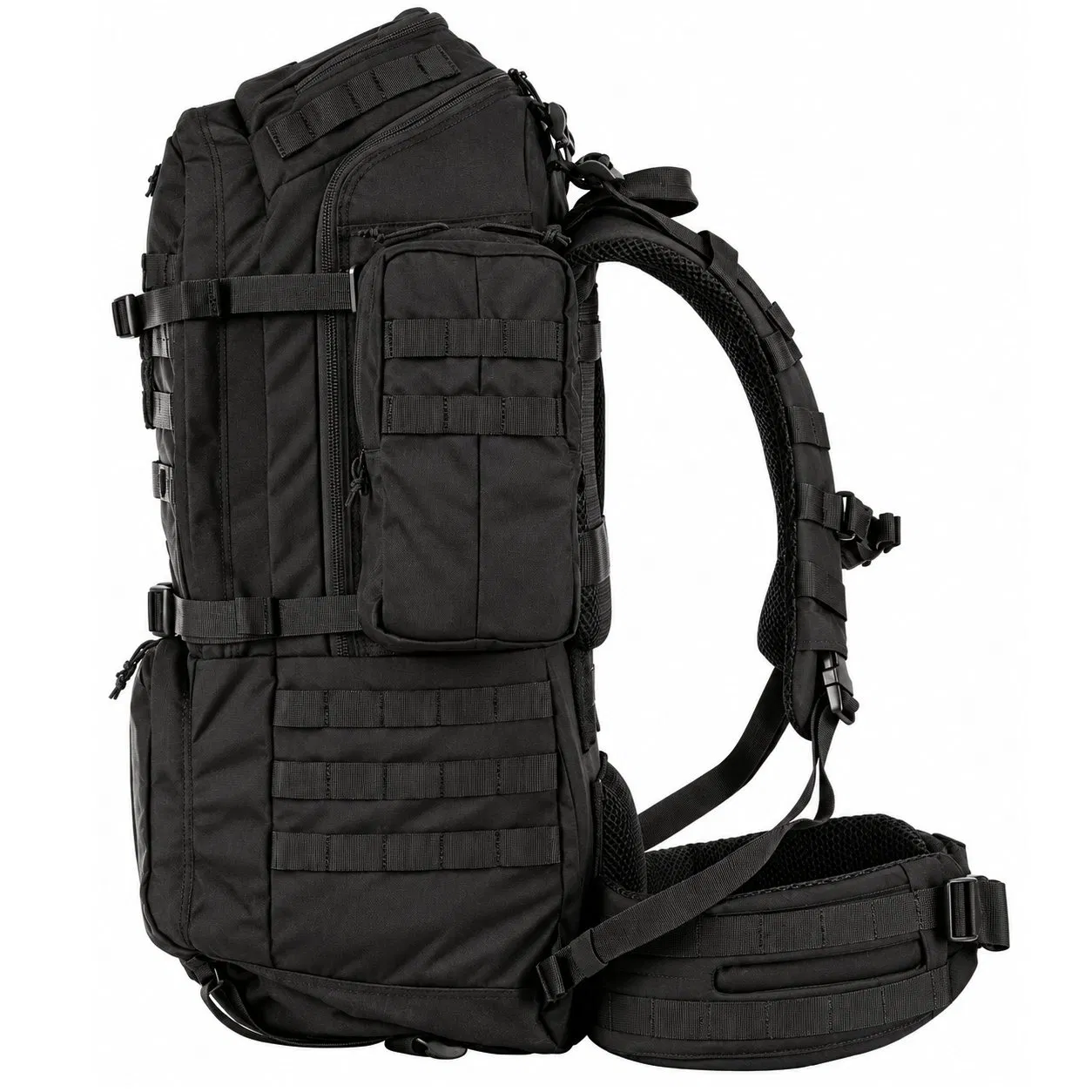 Waterproof Polyester Tactical Hiking Backpack with Molle System and Internal Frame