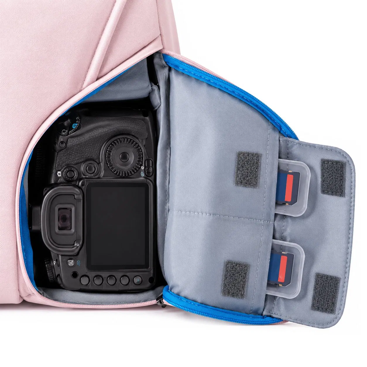 Water Resistant Large Camera Backpack with Padded Compartments for Outdoor Photography