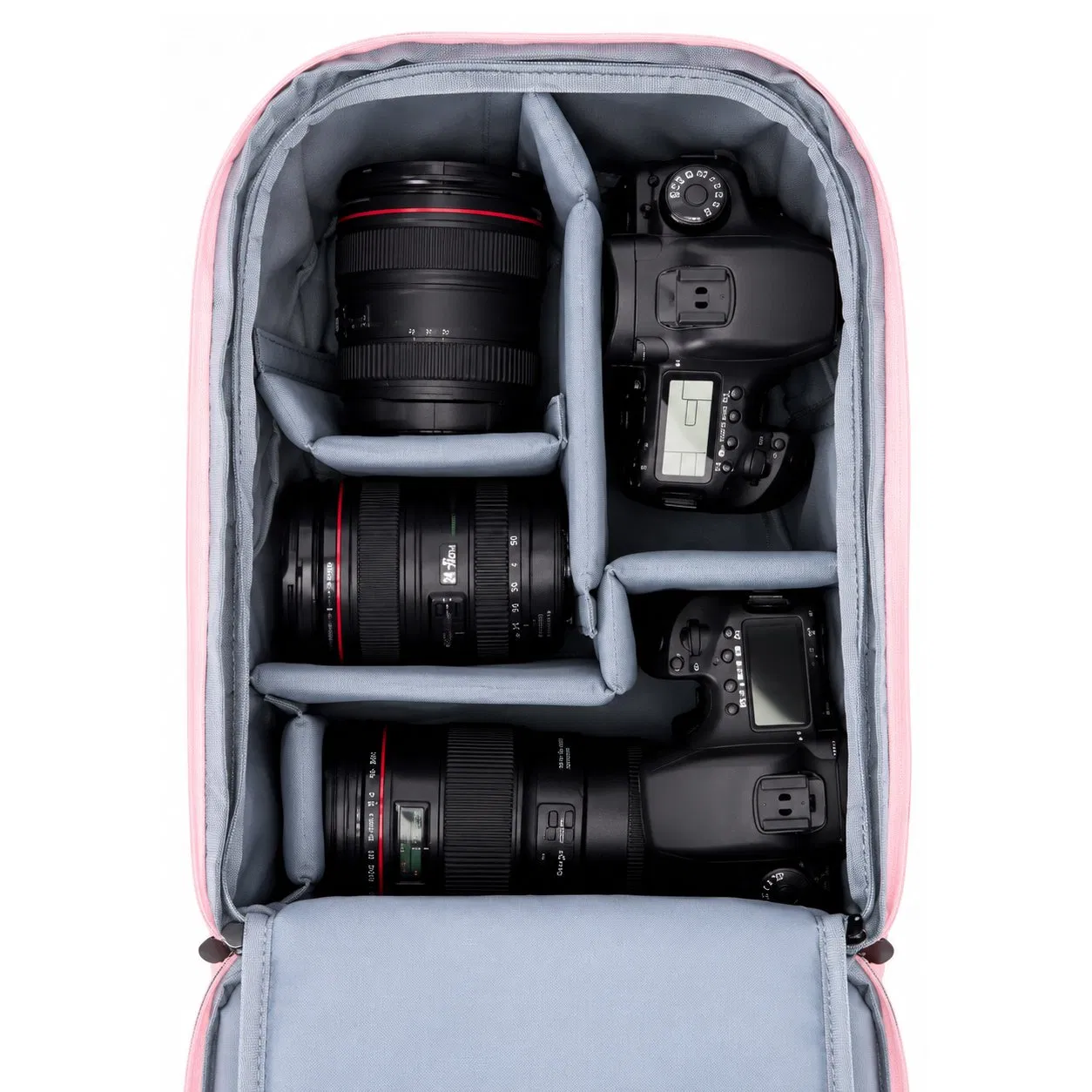 Water Resistant Large Camera Backpack with Padded Compartments for Outdoor Photography