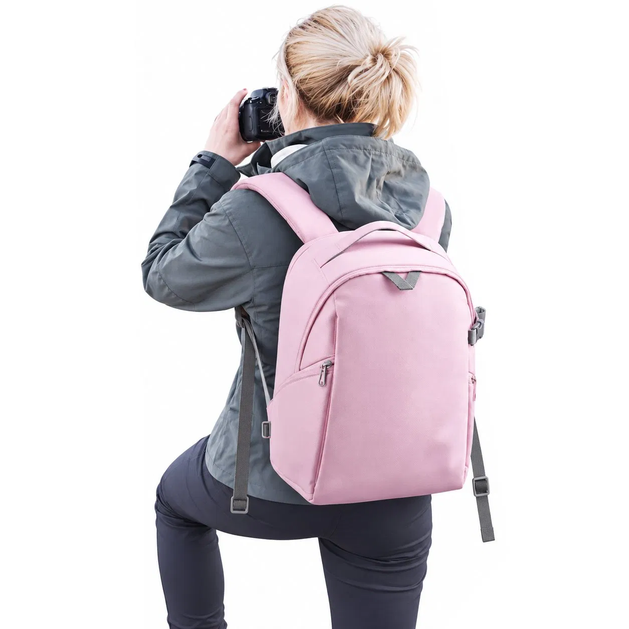 Water Resistant Large Camera Backpack with Padded Compartments for Outdoor Photography