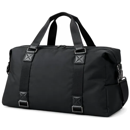 Waterproof Canvas Weekender Duffel Bag with Adjustable Strap for Gym and Travel