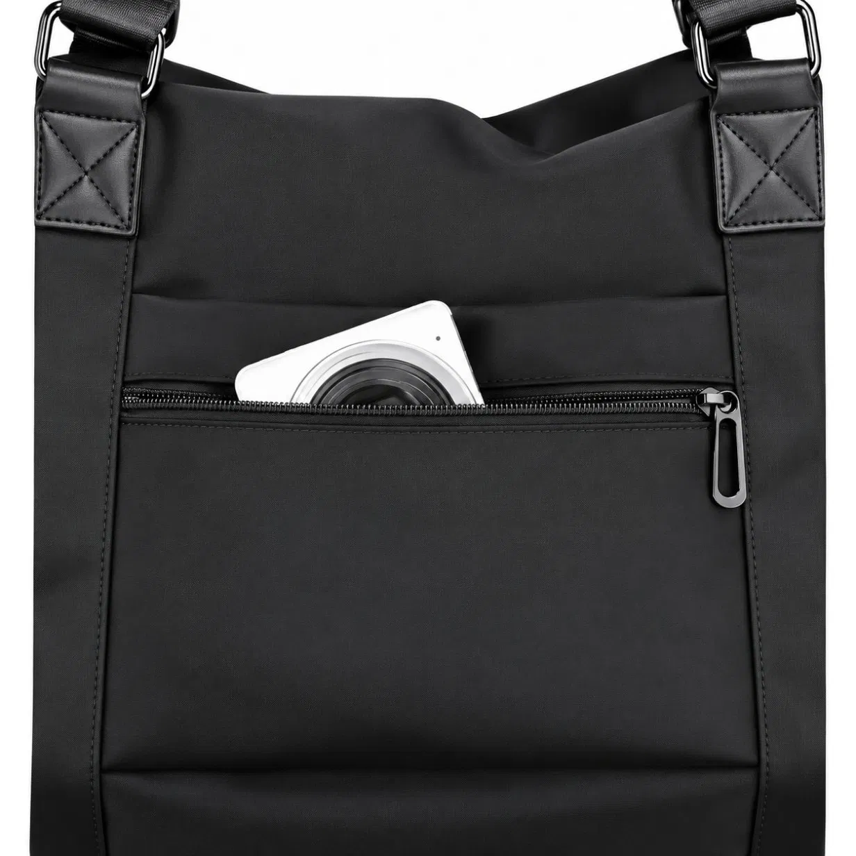 Waterproof Canvas Weekender Duffel Bag with Adjustable Strap for Gym and Travel