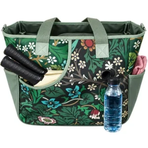 Floral 600d Pickleball Tote Bag with Separate Paddle Pocket for Tennis and Sports