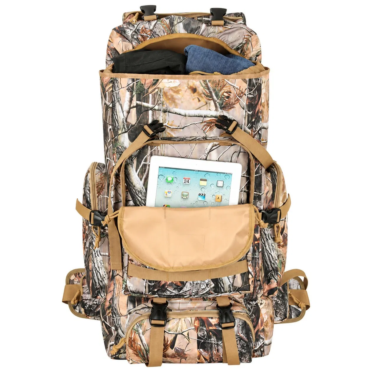 Custom Polyester Tactical Backpack for Travel Camping Outdoor and School Use