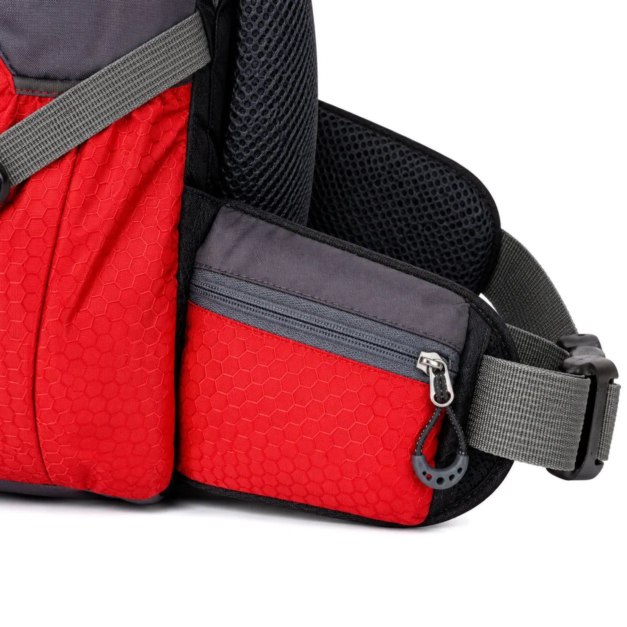 Custom Nylon Hiking Backpack with Internal Frame Adjustable Padded Straps and Multiple Compartments