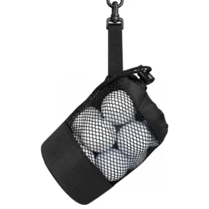 Custom Logo Polyester Mesh Drawstring Golf Ball Storage Bag
