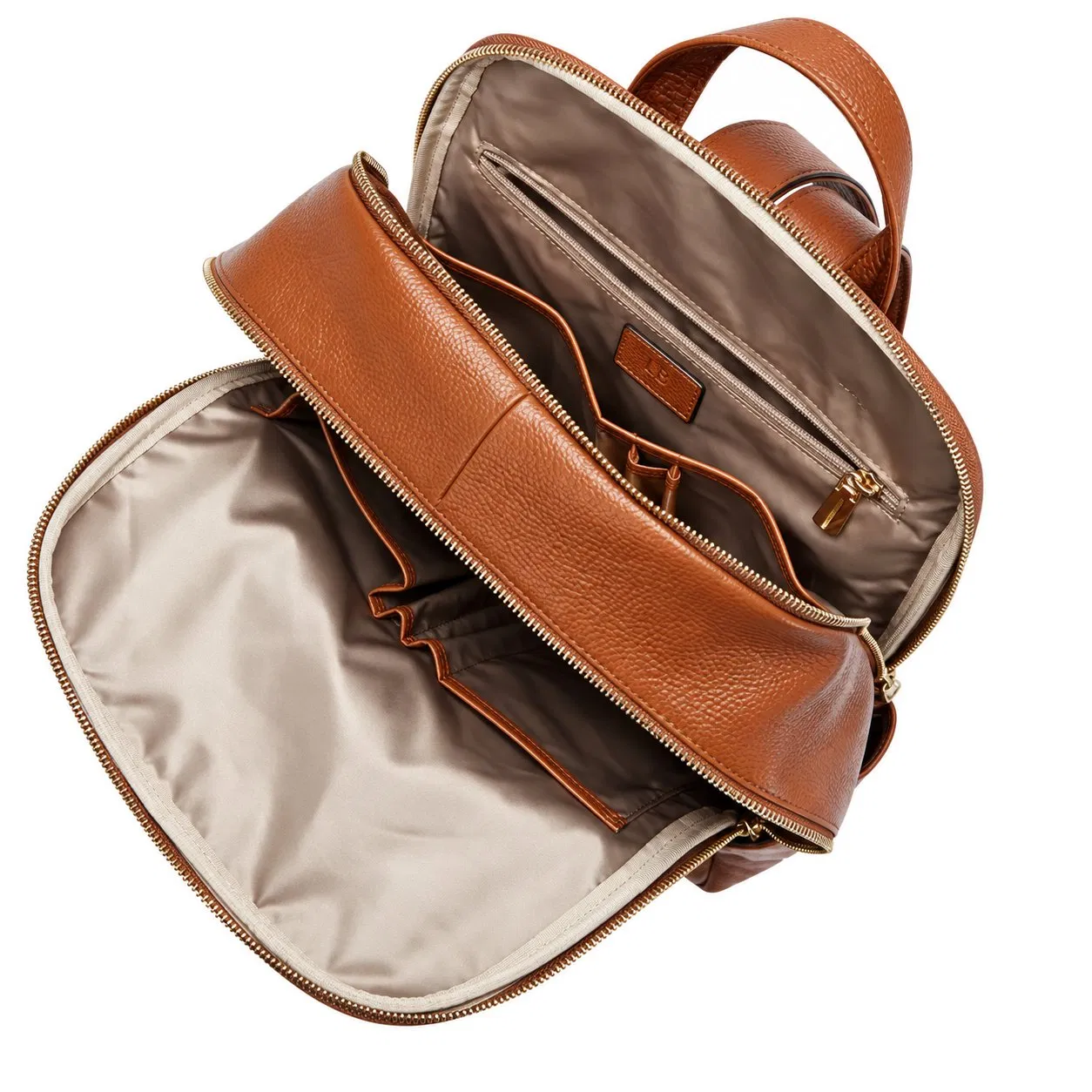 Custom Microfiber Synthetic Leather Laptop Backpack for Business Office and Travel