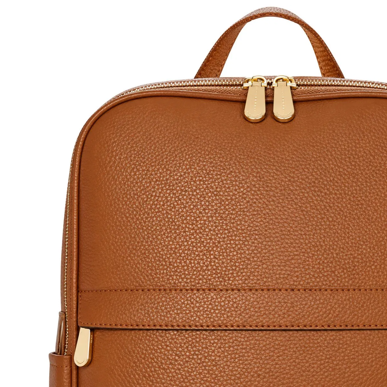 Custom Microfiber Synthetic Leather Laptop Backpack for Business Office and Travel