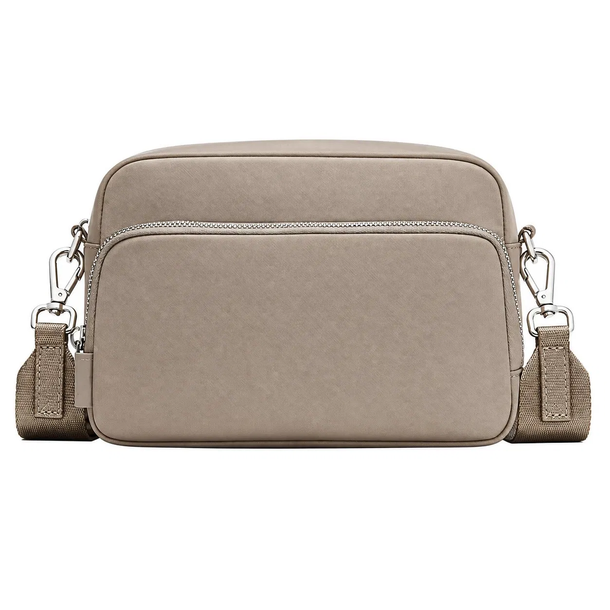 Custom Nylon Curved Crossbody Waist Chest Bag with Adjustable Strap for Outdoor Travel