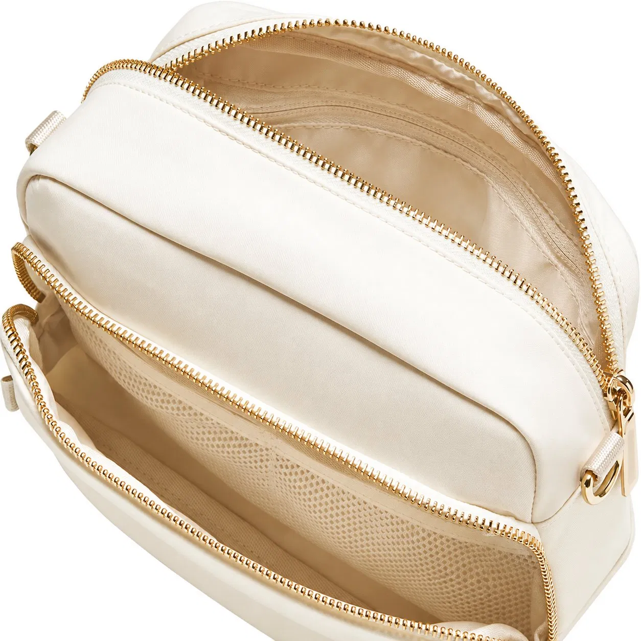 Custom Nylon Curved Crossbody Waist Chest Bag with Adjustable Strap for Outdoor Travel