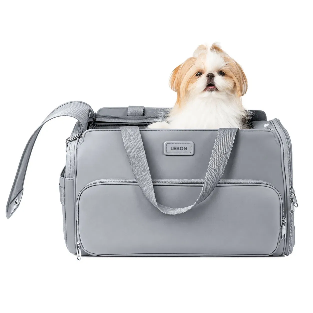 Custom Nylon Foldable Pet Carrier Tote Bag for Dogs and Cats Outdoor Travel