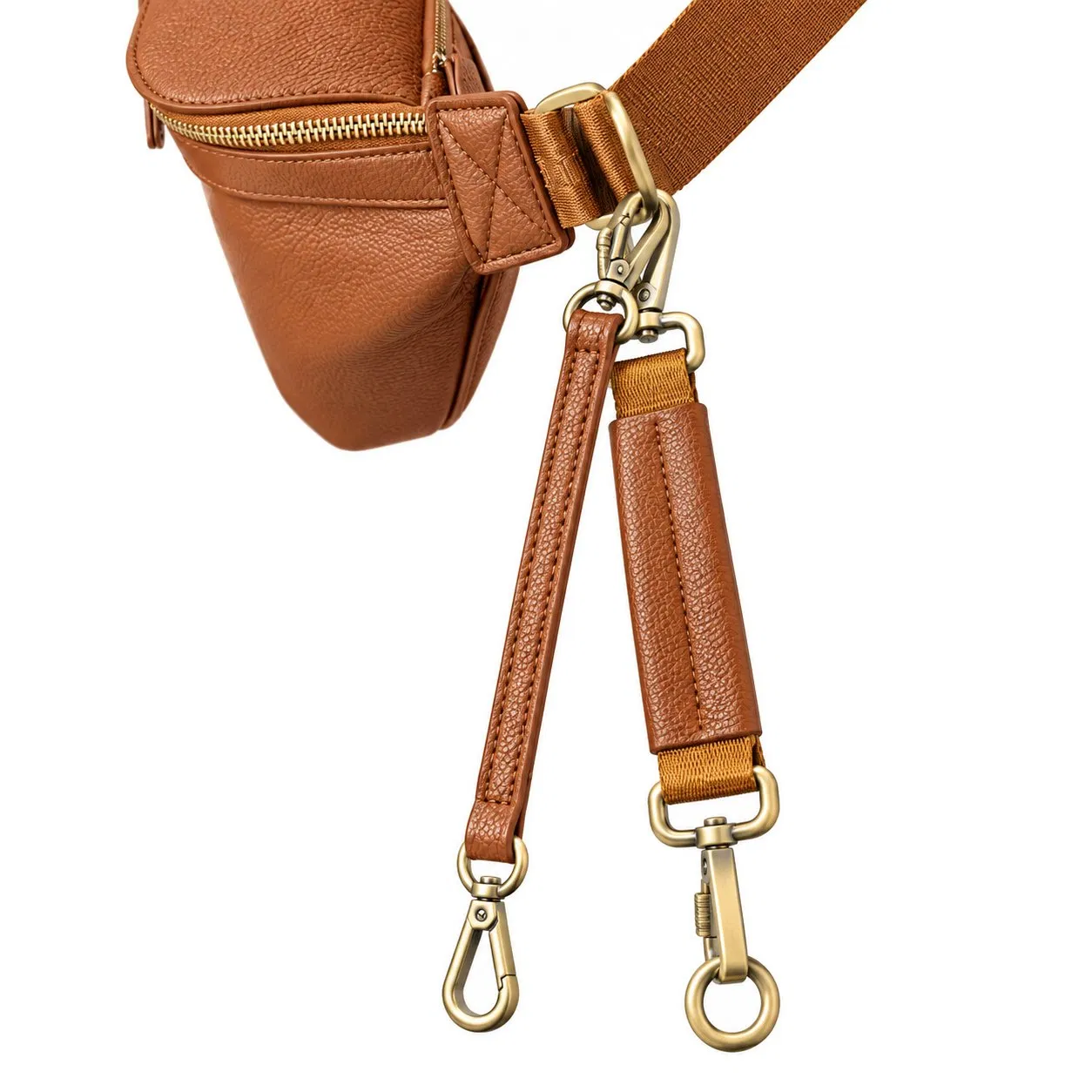 Vintage Crossbody Camera Bag with Zipper Pockets and Padded Shoulder Strap