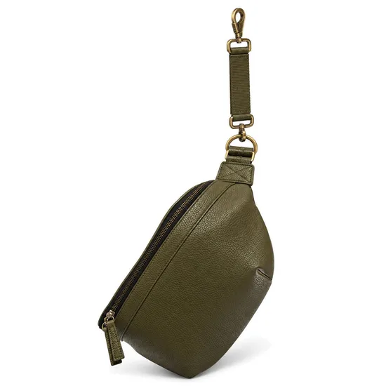 Vintage Crossbody Camera Bag with Zipper Pockets and Padded Shoulder Strap