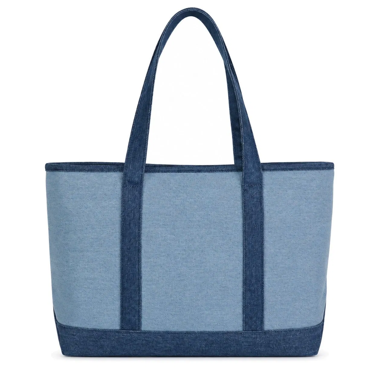 Women Fashion Tote Bag with Zipper Closure Polyester Lining and Custom Logo