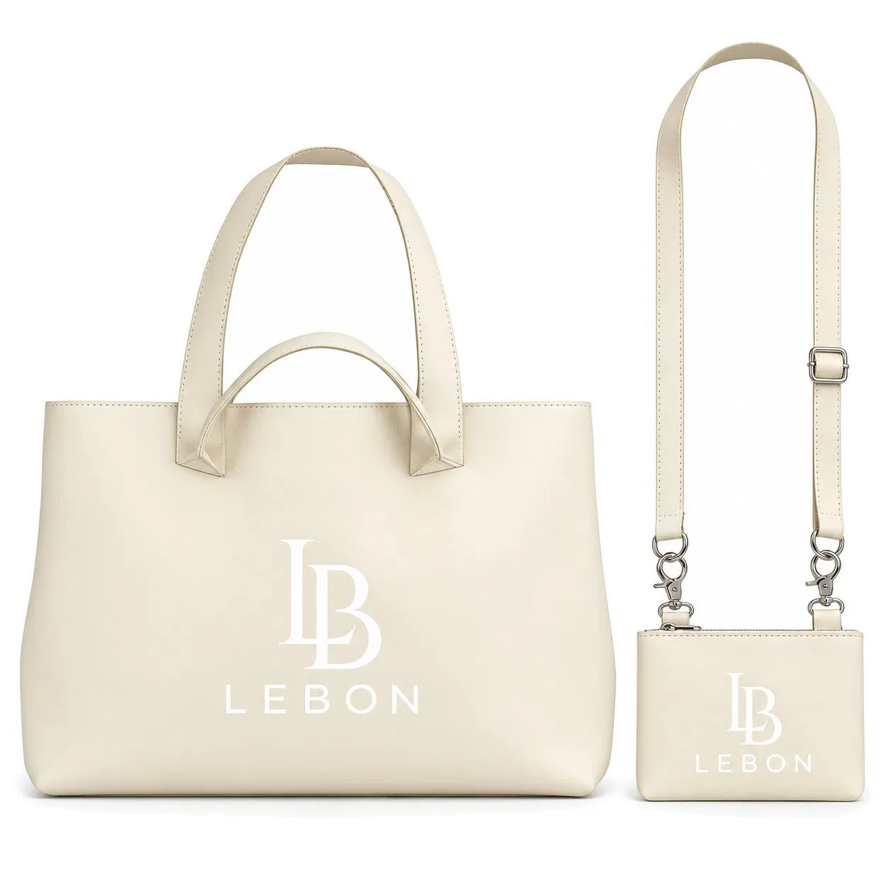 Custom Logo Unisex Canvas Tote Bag with Zipper Closure and Single Strap