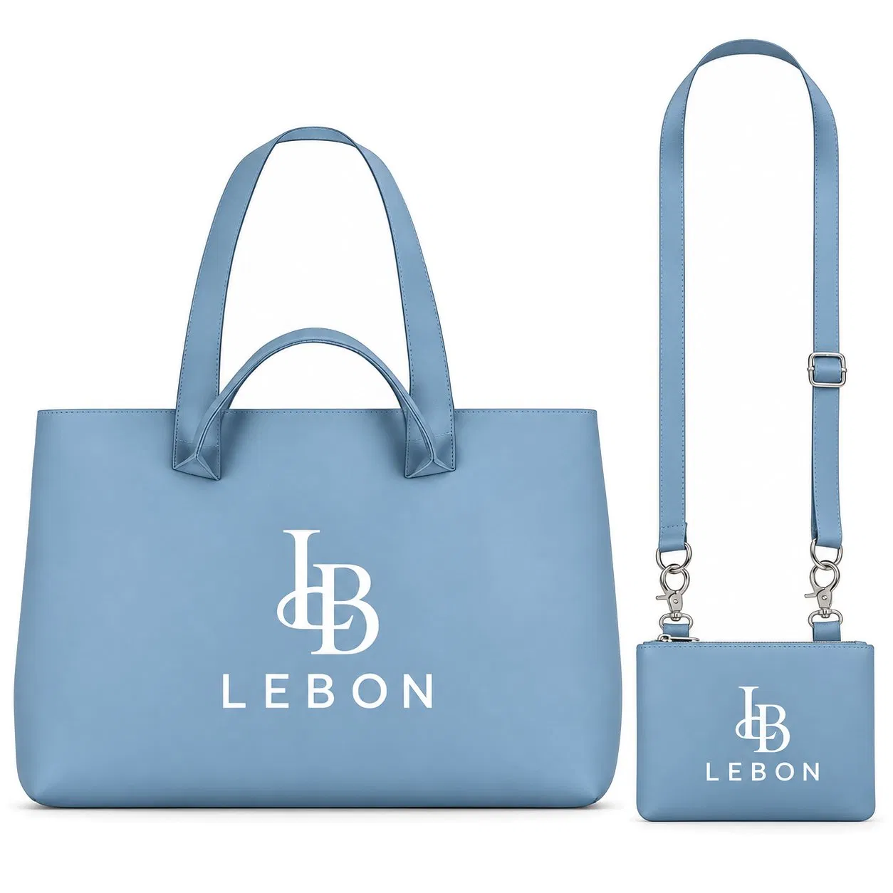 Custom Logo Unisex Canvas Tote Bag with Zipper Closure and Single Strap