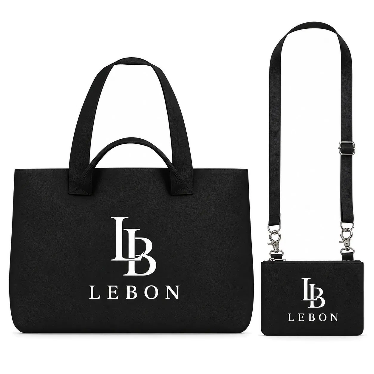 Custom Logo Unisex Canvas Tote Bag with Zipper Closure and Single Strap