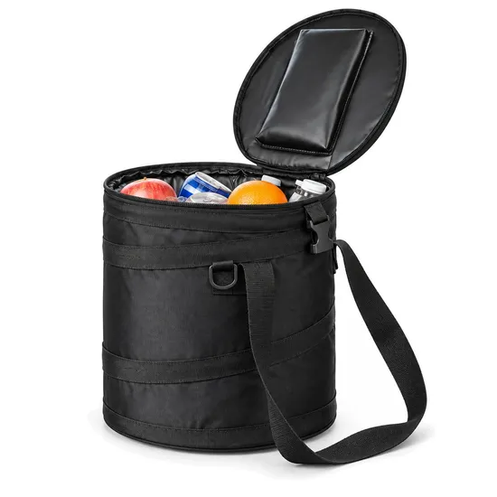 Custom 15L Insulated Polyester Cooler Bag for Camping Picnic and Travel