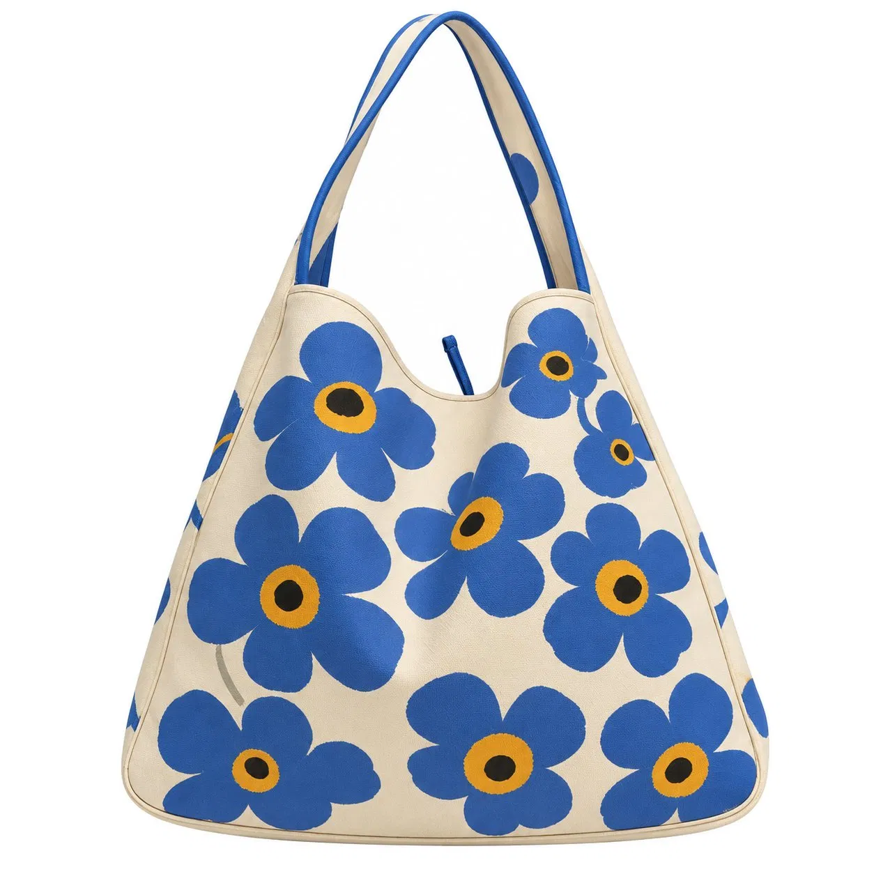 Custom Knitted Polyester Shoulder Tote Bag with Zipper for Shopping and Travel