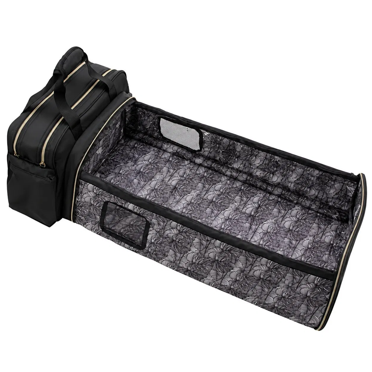 Custom Portable Three in One Diaper Travel Bag with Foldout Changing Mat
