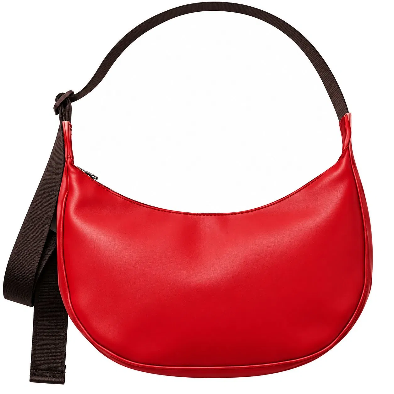 Custom Waterproof Nylon Crescent Shoulder Bag with Adjustable Strap