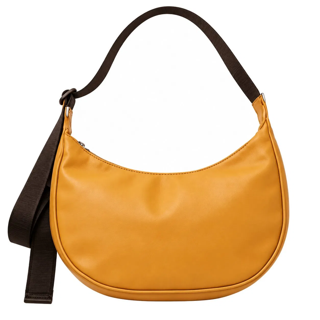 Custom Waterproof Nylon Crescent Shoulder Bag with Adjustable Strap