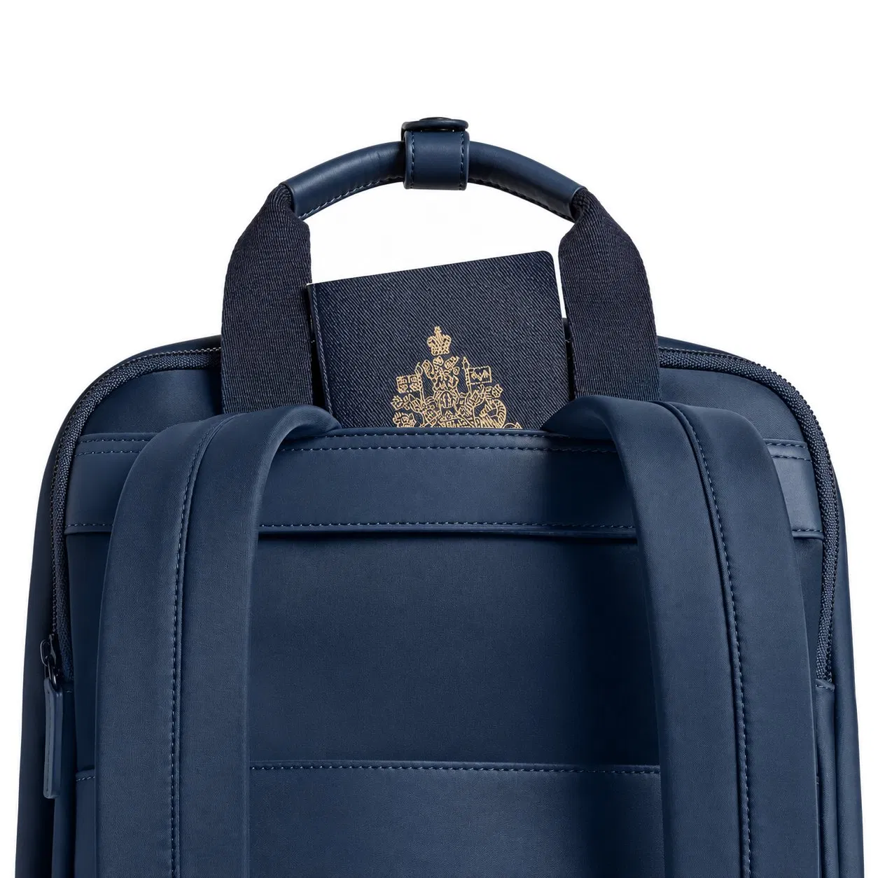 Custom Nylon Laptop Backpack with Detachable Pouch for Business Travel and School