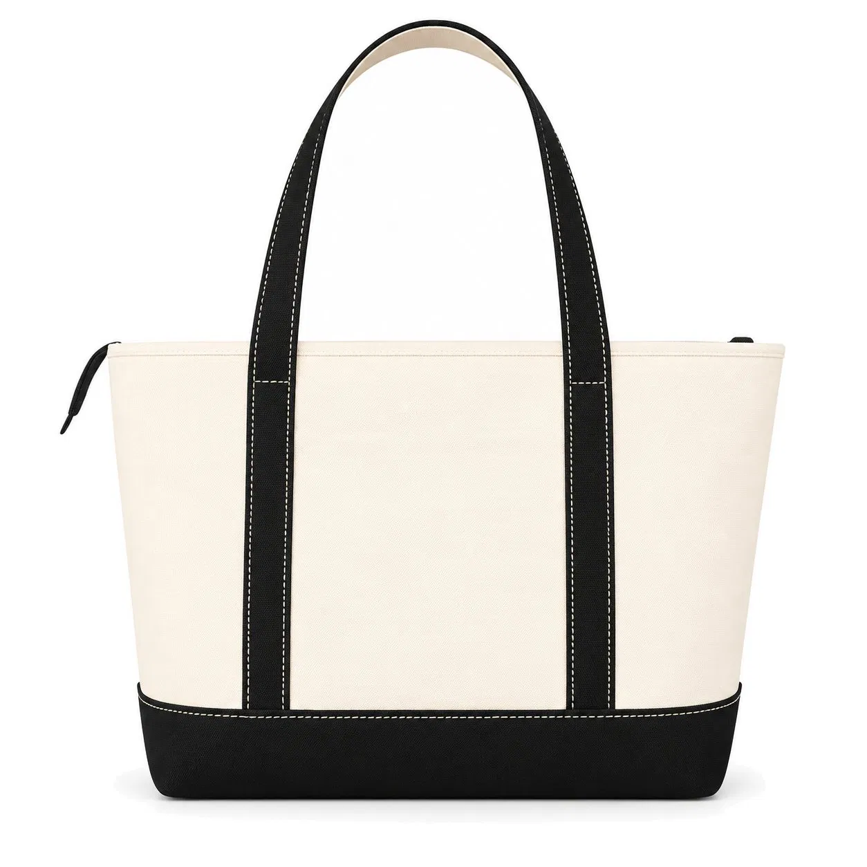 Custom Canvas Tote Bag with Hand Length Handles for Work Shopping and Travel