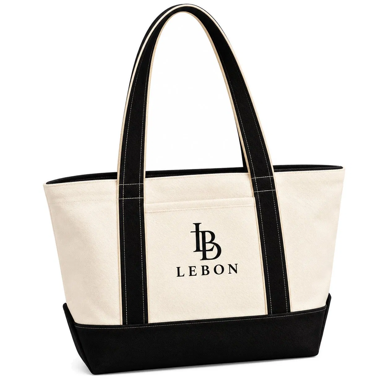 Custom Canvas Tote Shoulder Bag for Office College Shopping and Travel