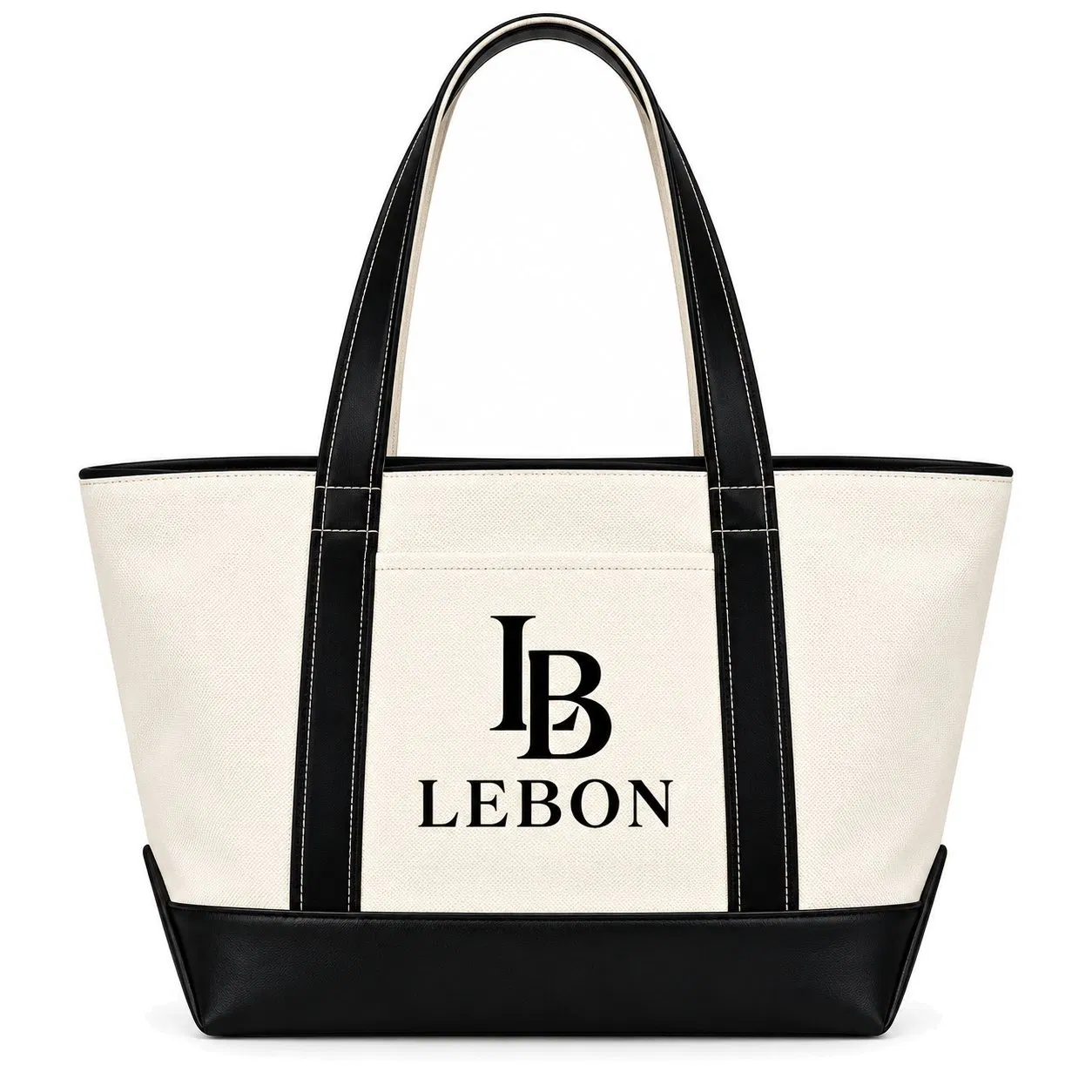 Custom Canvas Tote Shoulder Bag for Office College Shopping and Travel