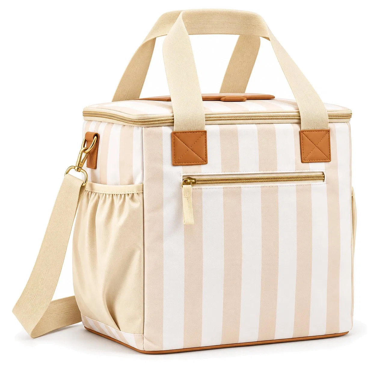 Custom Insulated Soft Cooler Bag with Adjustable Strap for Beach Picnic Travel
