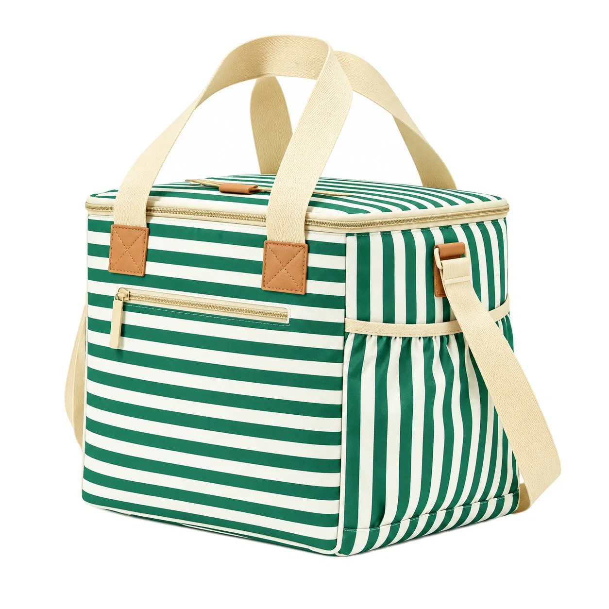 Custom Insulated Soft Cooler Bag with Adjustable Strap for Beach Picnic Travel