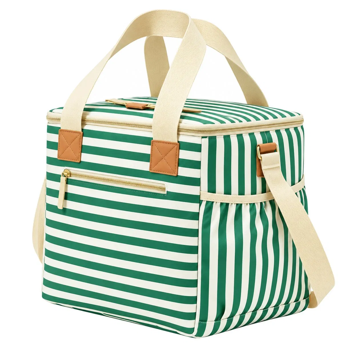 Custom Soft Sided Insulated Cooler Bag with Pockets for Beach Picnic Outdoor Use