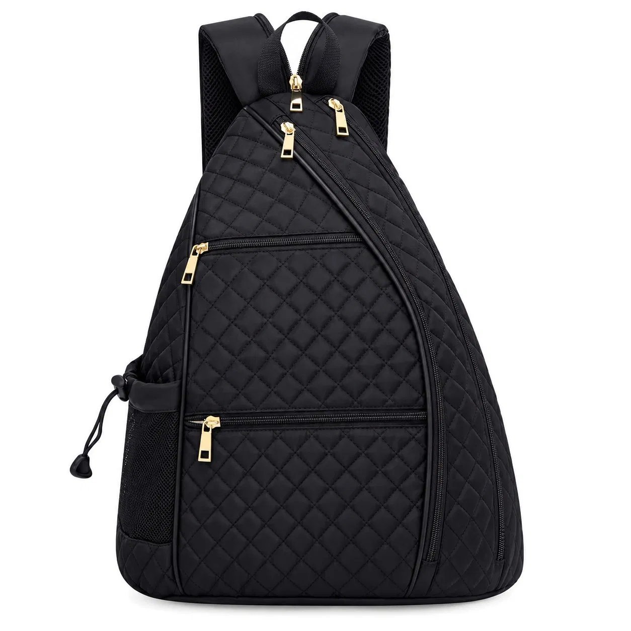 Custom Logo Tennis and Pickleball Racket Crossbody Bag with Detachable Shoulder Strap