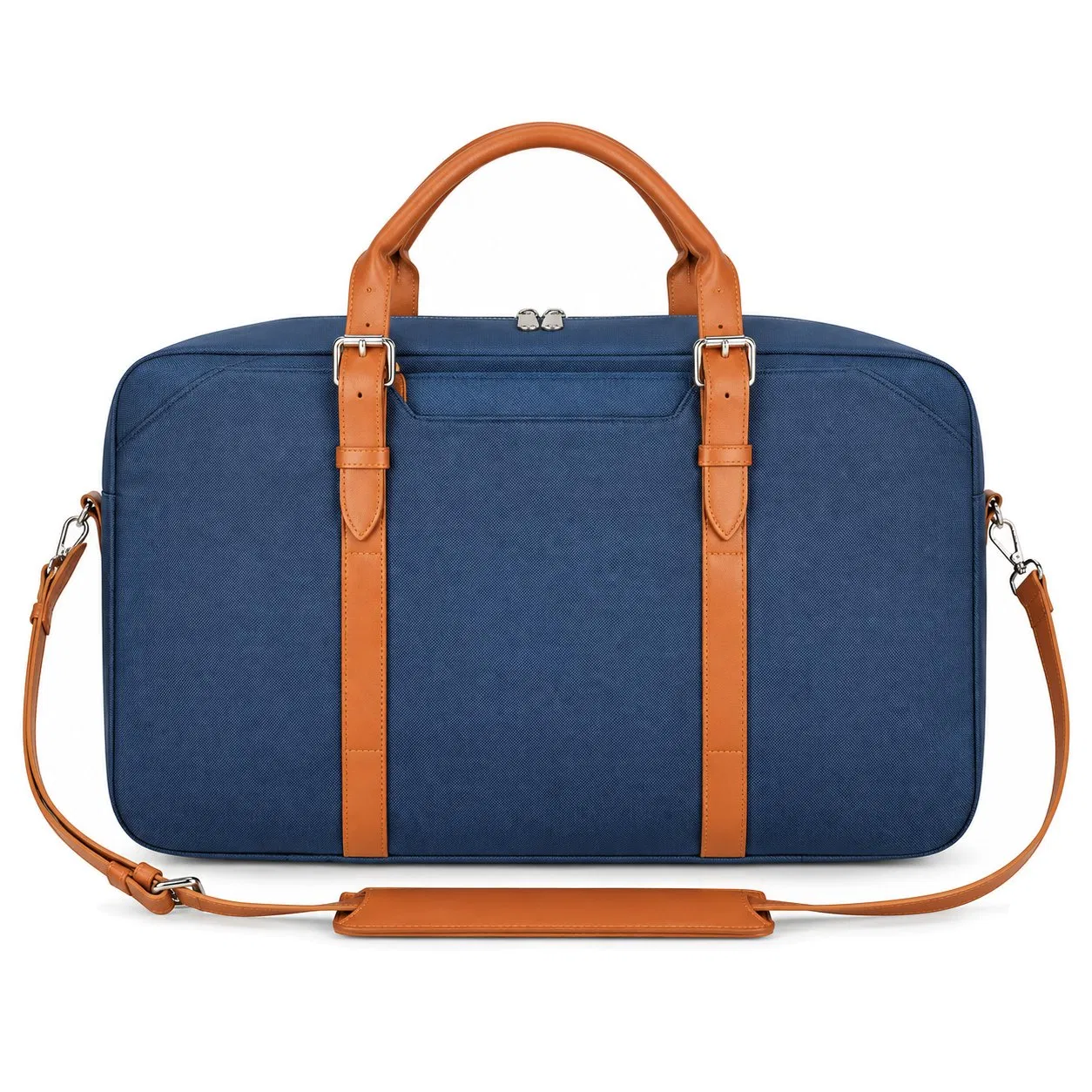 Custom Oxford Laptop Briefcase with Luggage Sleeve and Detachable Shoulder Strap