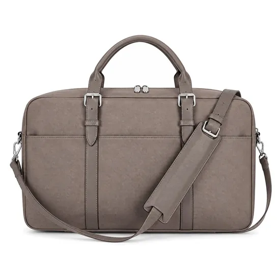 Custom Oxford Laptop Briefcase with Luggage Sleeve and Detachable Shoulder Strap