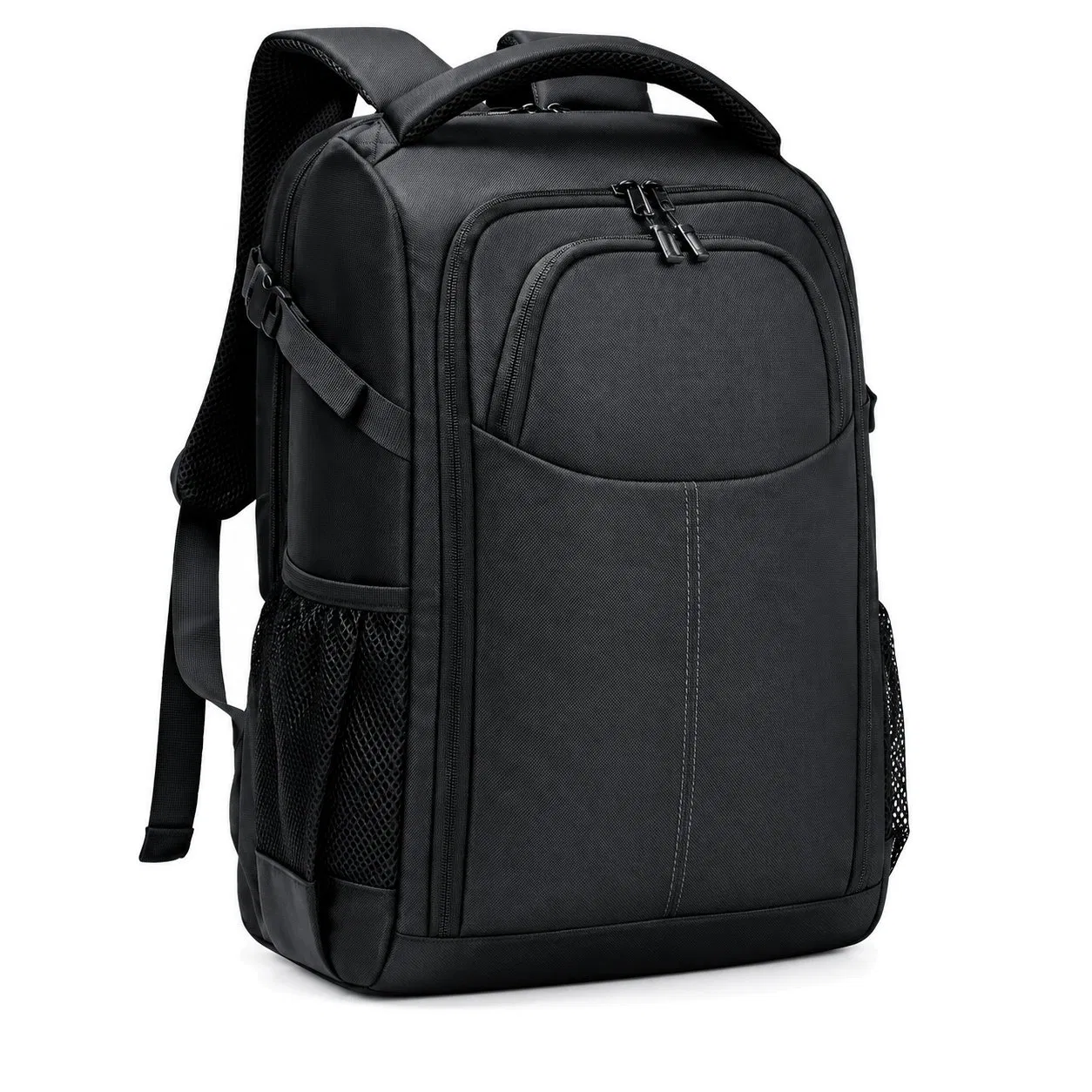 Custom Polyester Camera Backpack with Zipper and Tripod Holder for Travel Photography