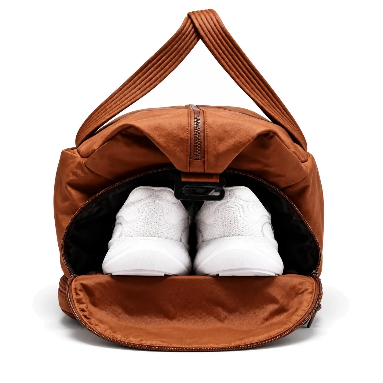 Custom Foldable Nylon Sports Gym Duffle Bag with Adjustable Strap