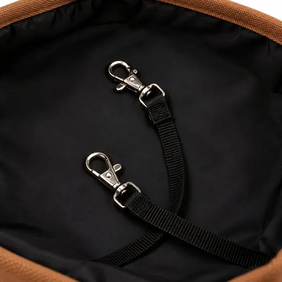 Neoprene Pet Shoulder Carrier Tote Bag with Wide Strap Front Pocket and Safety Clip