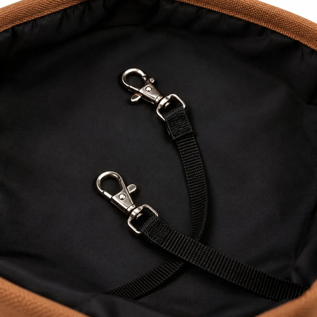 Neoprene Pet Shoulder Carrier Tote Bag with Wide Strap Front Pocket and Safety Clip