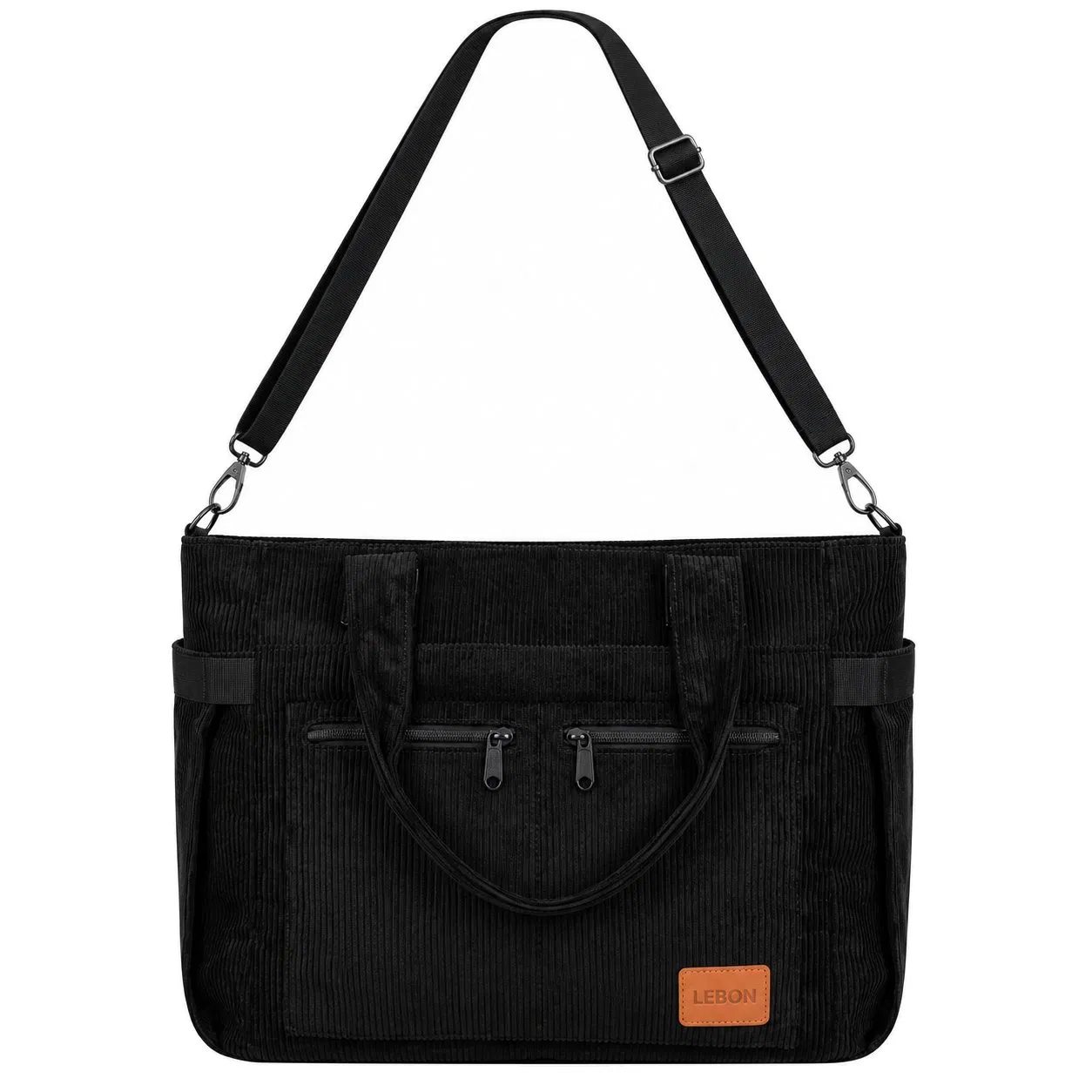 Custom Large Capacity Zipper Tote Shoulder Bag for Travel and Daily Use