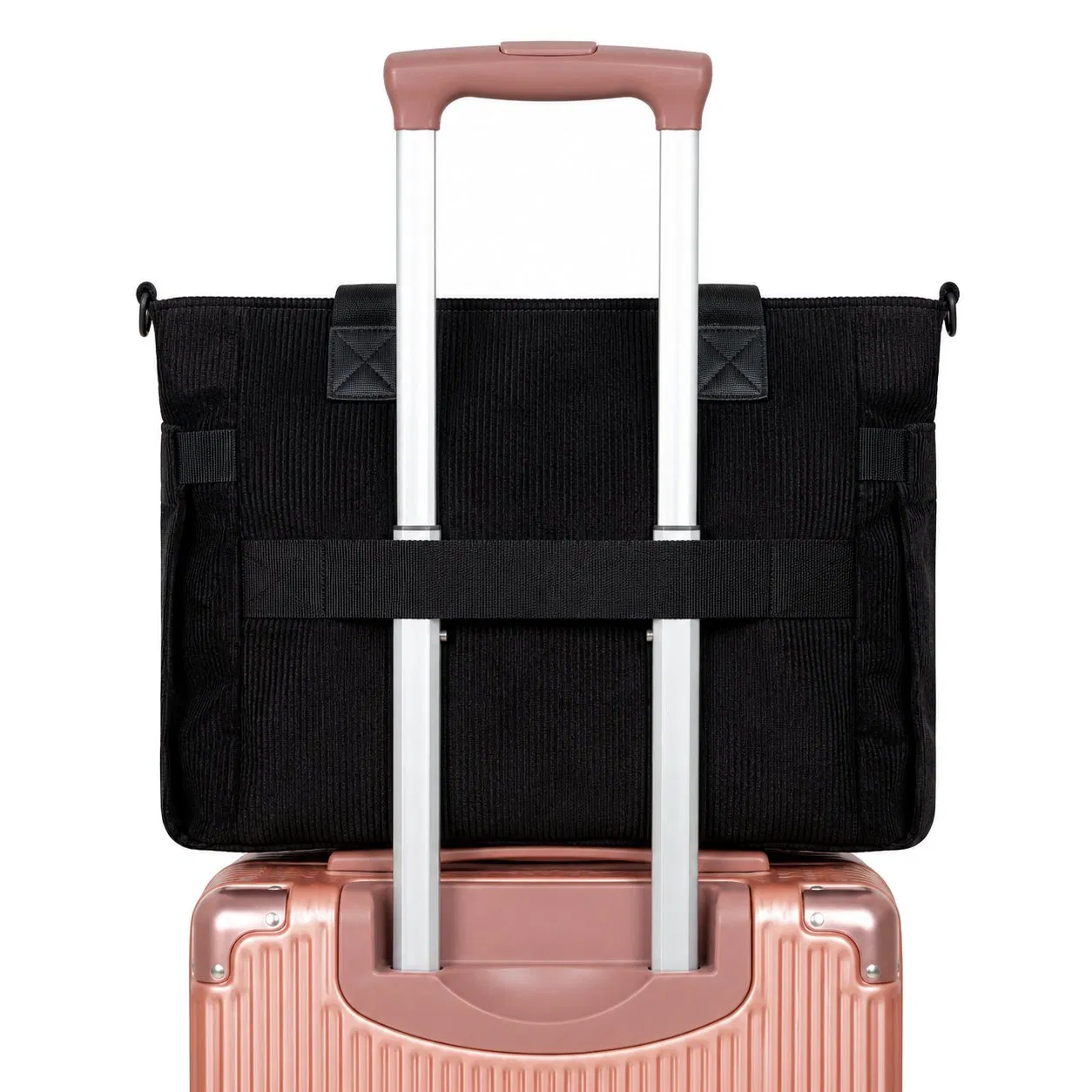Custom Large Capacity Zipper Tote Shoulder Bag for Travel and Daily Use