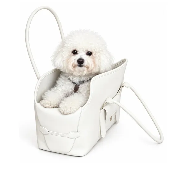 Custom Canvas Pet Carrier Tote Bag for Dog and Cat Travel