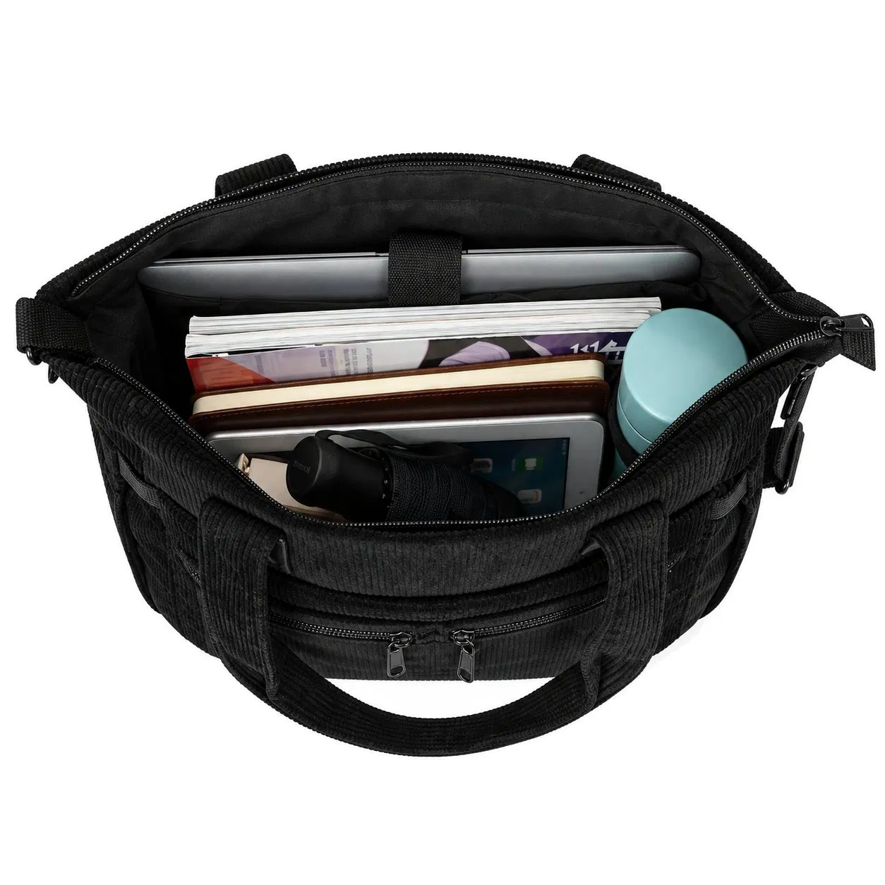 Custom Nylon Laptop Tote Bag for Women 15.6 Inch Work and Office Travel