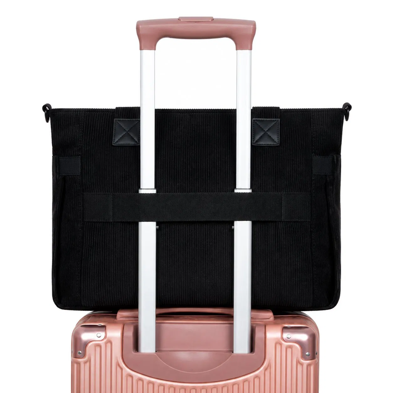 Custom Nylon Laptop Tote Bag for Women 15.6 Inch Work and Office Travel