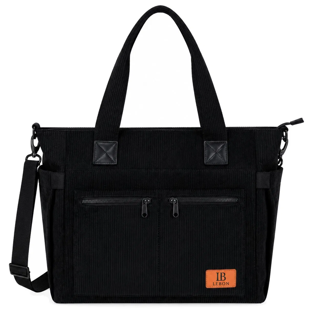Custom Nylon Laptop Tote Bag for Women 15.6 Inch Work and Office Travel