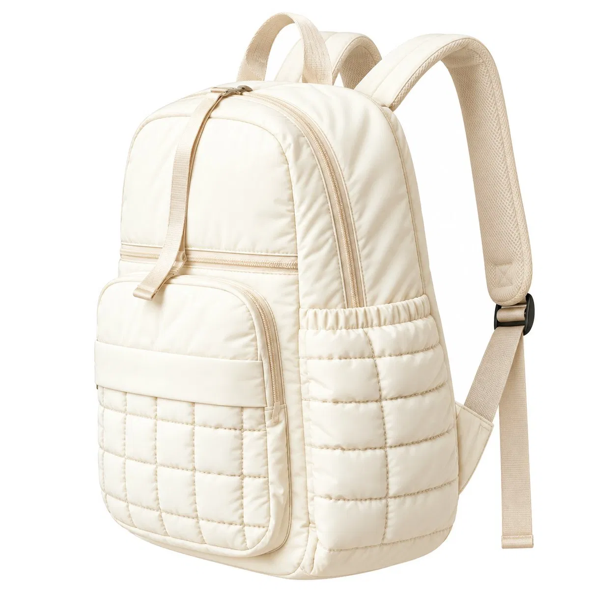 Custom Nylon Diaper Backpack with Insulated Pockets and Changing Pad for Travel